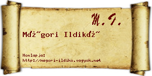 Mágori Ildikó névjegykártya